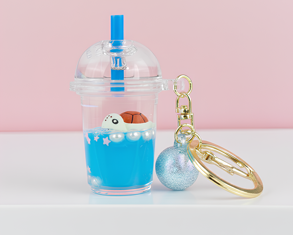 Thora The Blue Turtle Boba Splashie